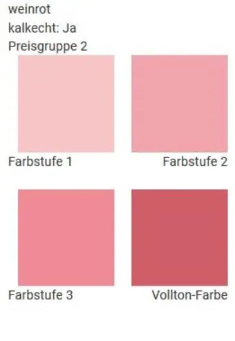 Casanatura Wandfarben im Farbton weinrot